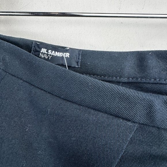 Jil Sander Navy Navy Striped Midi Skirt - Picture 5 of 8